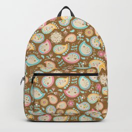 Hedgehog Paisley - Colors and Cocoa Backpack