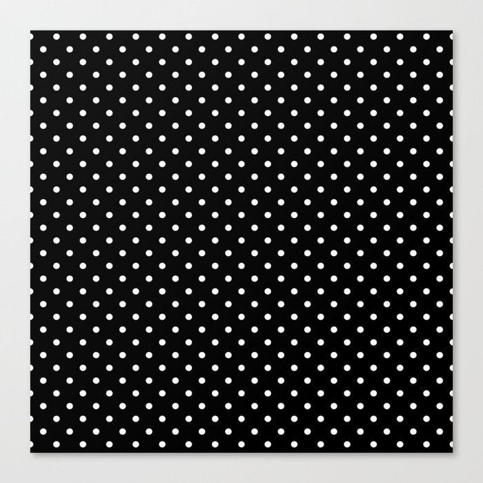 Dots (White/Black) Leinwanddruck