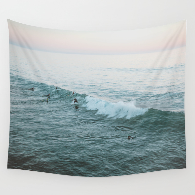 lets surf v Wall Tapestry by mauikauai