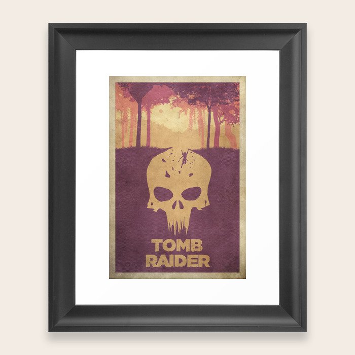 Sacrifices Tomb Raider 2013 Poster Framed Art Print By