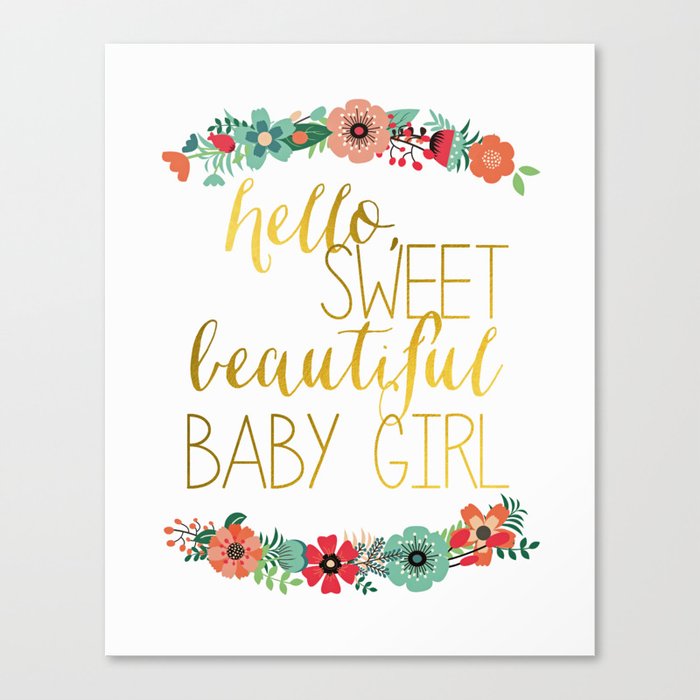 baby girl floral