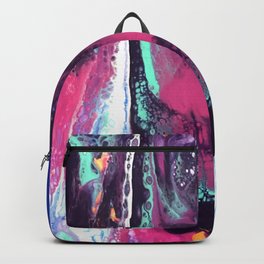 Waterfall Acrylic Pour Backpack