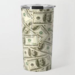 100 dollar bills Travel Mug