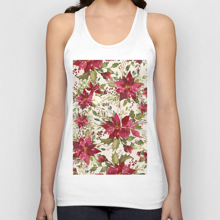 POINSETTIA - FLOWER OF THE HOLY NIGHT Unisex Tank Top POINSETTIA - FLOWER OF THE HOLY NIGHT Unisex Tank Top
