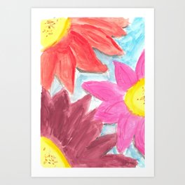 Sea of Flowers Art Print