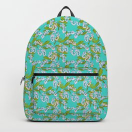 Bird cherry, spring pattern Backpack
