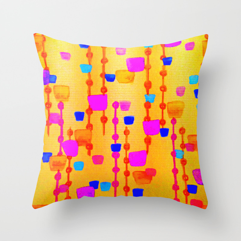 Polka Dot Matrix Bright Bold Cheerful Dotty Geometric Squares