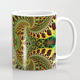Psychedelic Fractal Geometry - different perspective Coffee Mug