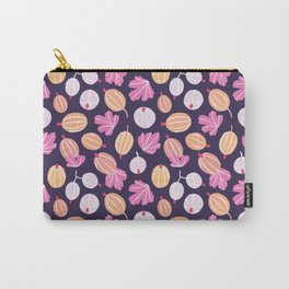 Karviaiset - Gooseberries - Bright Pink, Orange & Purple Palette Carry-All Pouch