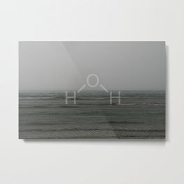 H2O (Water) Version 2 Metal Print | Graphic Design, Nature, Photo, Landscape 