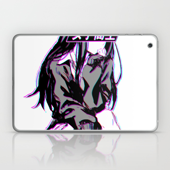 Schoolgirl Sad Japanese Anime Aesthetic Laptop Ipad Skin By Poser Boy Society6