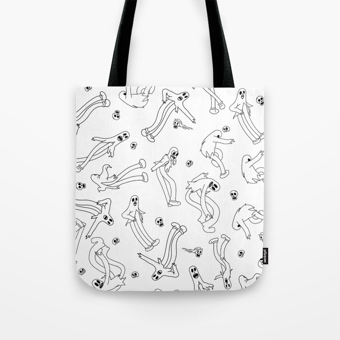 Koko The Clown Is A Ghost Two Tote Bag By Axelle1410 Society6