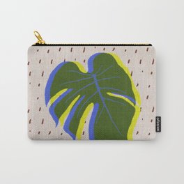 Monstera leaf Carry-All Pouch