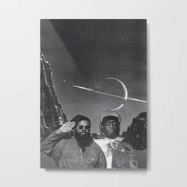 SPACE IS THE PLACE (Ras G meets Sun Ra) Metal Print | Ghetto, Lowbrow, Collage, Psychedelia, Space, Electronic, Cosmos, Jah, Sunra, Popsurrealism 