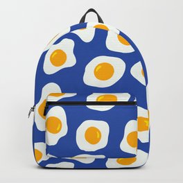 Eggs Pattern (Blue Background) Backpack