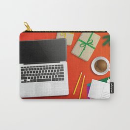 workplace at christmas time Carry-All Pouch