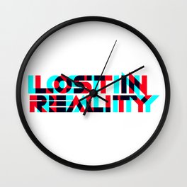 Lost In Reality Wall Clock