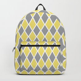Harlequin Pattern - Ultimate Gray & Illuminating Backpack