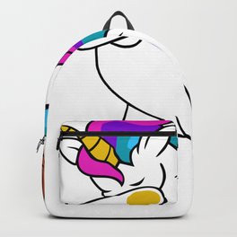 Dabbing Unicorn Basketball Backpack