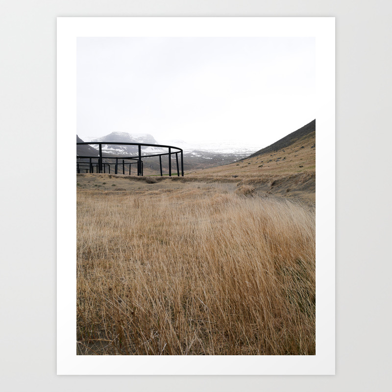 Iceland Landscape Art Print By Lapartybox Society6