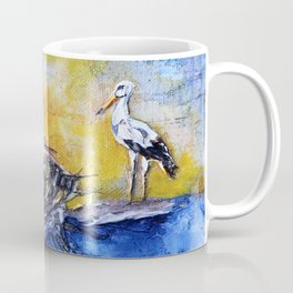 stork bird Coffee Mug