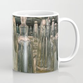 reflections on mercury glass vases and bottles Coffee Mug