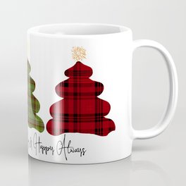 Plaid Christmas Trees Coffee Mug