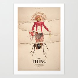 The Thing Alternative Film Poster Art Print | Poster, Graphicdesign, Digital, Movieposter, Altposter, Thething, Film, Johncarpenter, Movies, Filmposter 