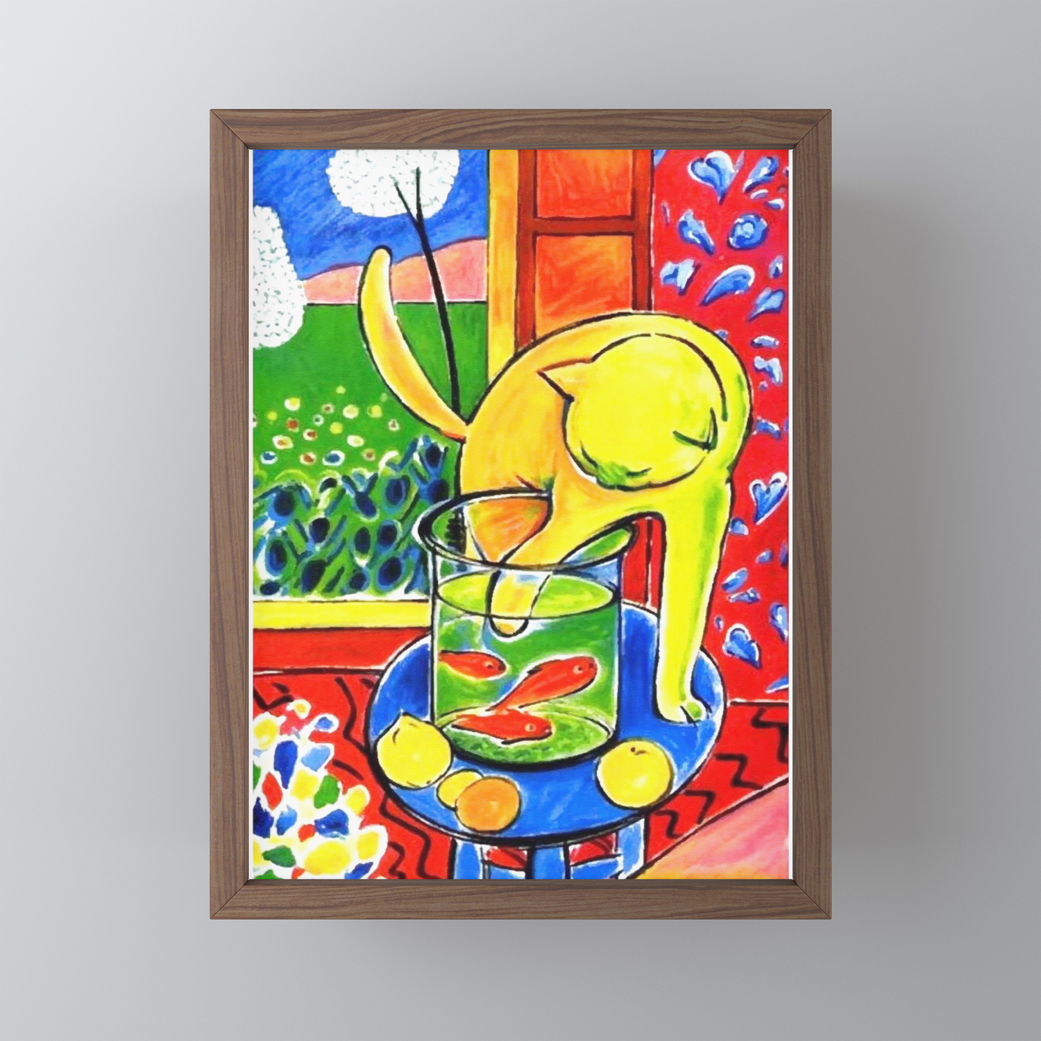 Henri Matisse Le Chat Aux Poissons Rouges 1914 The Cat With Red Fishes Artwork Framed Mini Art Print By Cloth O Rama Society6 Henri Matisse Le Chat Aux Poissons Rouges 1914 The Cat With Red Fishes Artwork Framed Mini Art Print By Cloth O Rama Society6