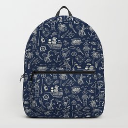 Pirate Play - Blue Backpack