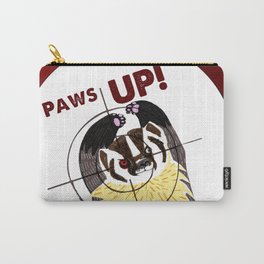 Paws up stop killing badgers Carry-All Pouch | Badger, Animal, Savetheanimals, Stopkilling, Zookeeper, October, Zoo, Americanbadger, Painting, Badgers 