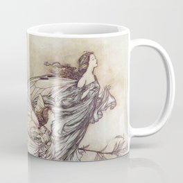 “Fairies Tiff with the Birds” by Arthur Rackham Coffee Mug
