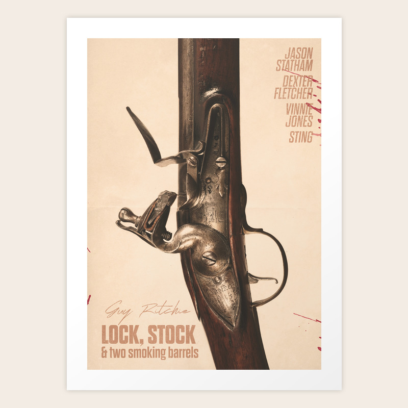 lock stock and two smoking barrels guy ritchie british film jason statham vinnie jones art print by stefanoreves