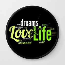 LIFE IN THE WOODS Wall Clock