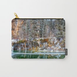 A Serene Chill Hanging Lake Winter Carry-All Pouch