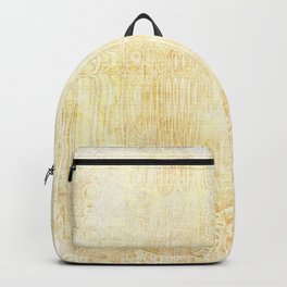 Abstract Burned Parchment Print - Beige / Tan / Brown / Ancient History / Burnt / Vintage Backpack