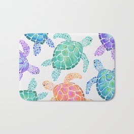 Sea Turtle - Colour Badematte