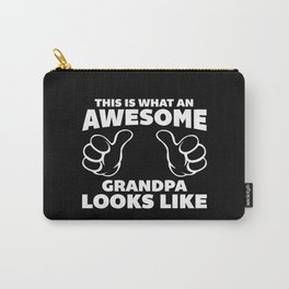 Awesome Grandpa Funny Quote Carry-All Pouch