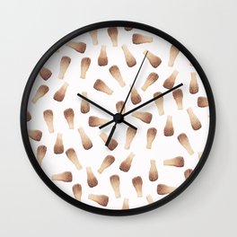 Modern watercolor brown cola bottles candy pattern Wall Clock