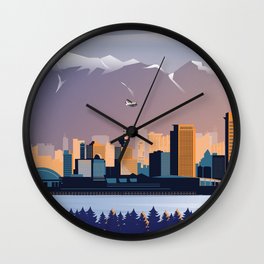 Vancouver Canada Wall Clock