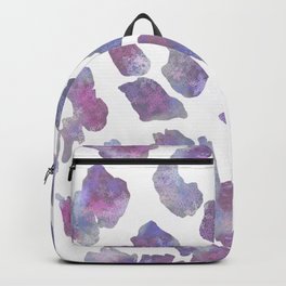Violet Chameleo-Pardus Leopard Print Inspired Pattern Backpack