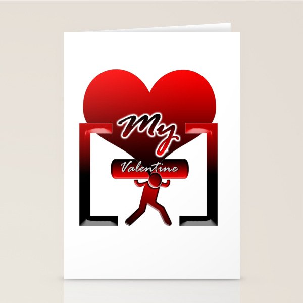 Cute Funny Valentine Day Gift For Him And Her Stationery Cards By Beyourownmotivation Society6