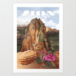 Zion National Park Art Print