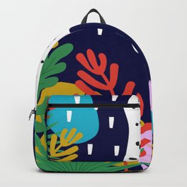 ABSTRACT TROPICAL JUNGLE RAINFOREST PATTERN Backpack