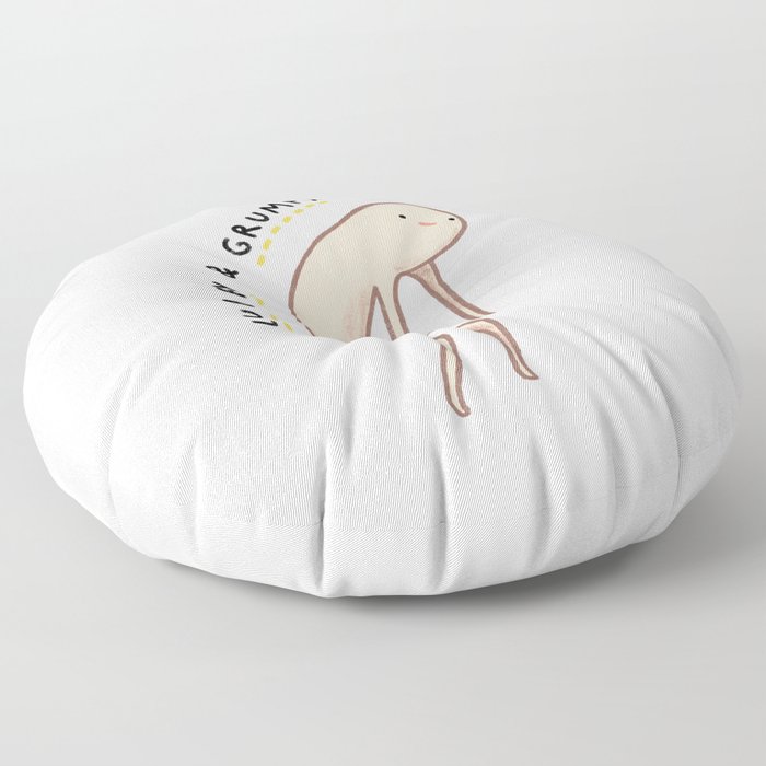 Honest Blob Lumpy & Grumpy Floor Pillow by sophiecorrigan Society6