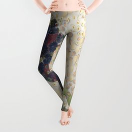 The Great Wave Of Honeydew Melon After Hokusai Leggings