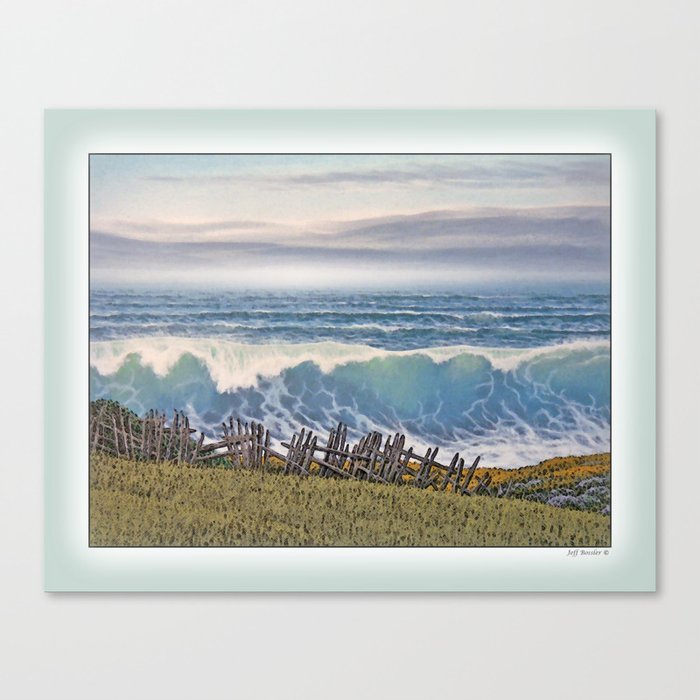Big Wave Ocean In Motion Seascape Vintage Oil Painting Canvas