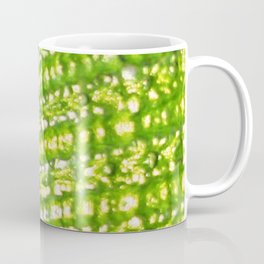 Seashell- Texture Lime Green Palettte Coffee Mug
