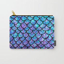Purples & Blues Mermaid scales Carry-All Pouch