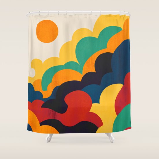 Cloud nine Shower Curtain by budikwan Society6